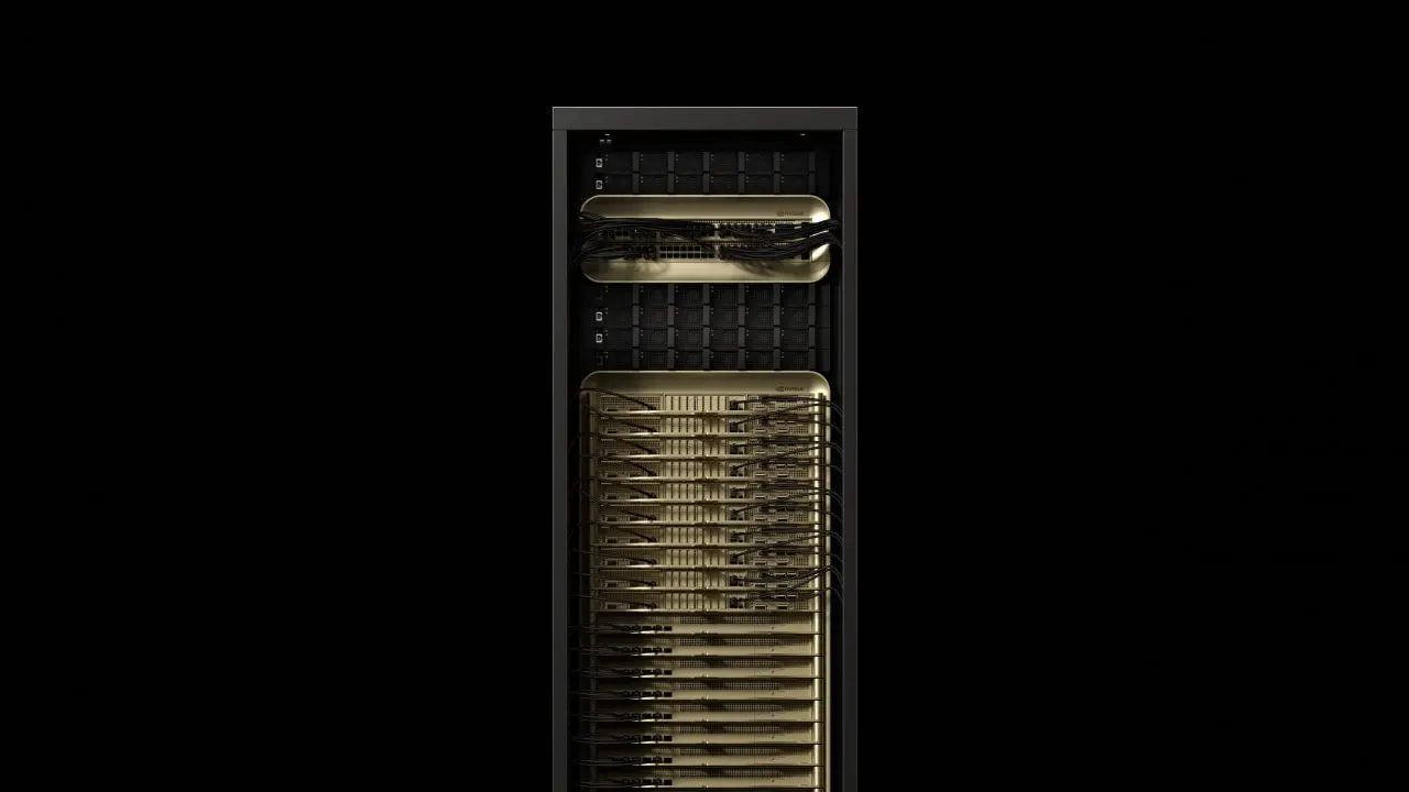 NVIDIA 데이터센터 GPU 서버 랙 제품 사진